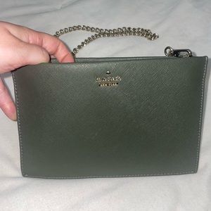 Kate Spade Green small shoulder chain purse